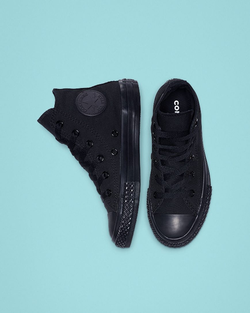 Zapatillas Altas Converse Chuck Taylor All Star Classic Niña Negras | PE 048LW7